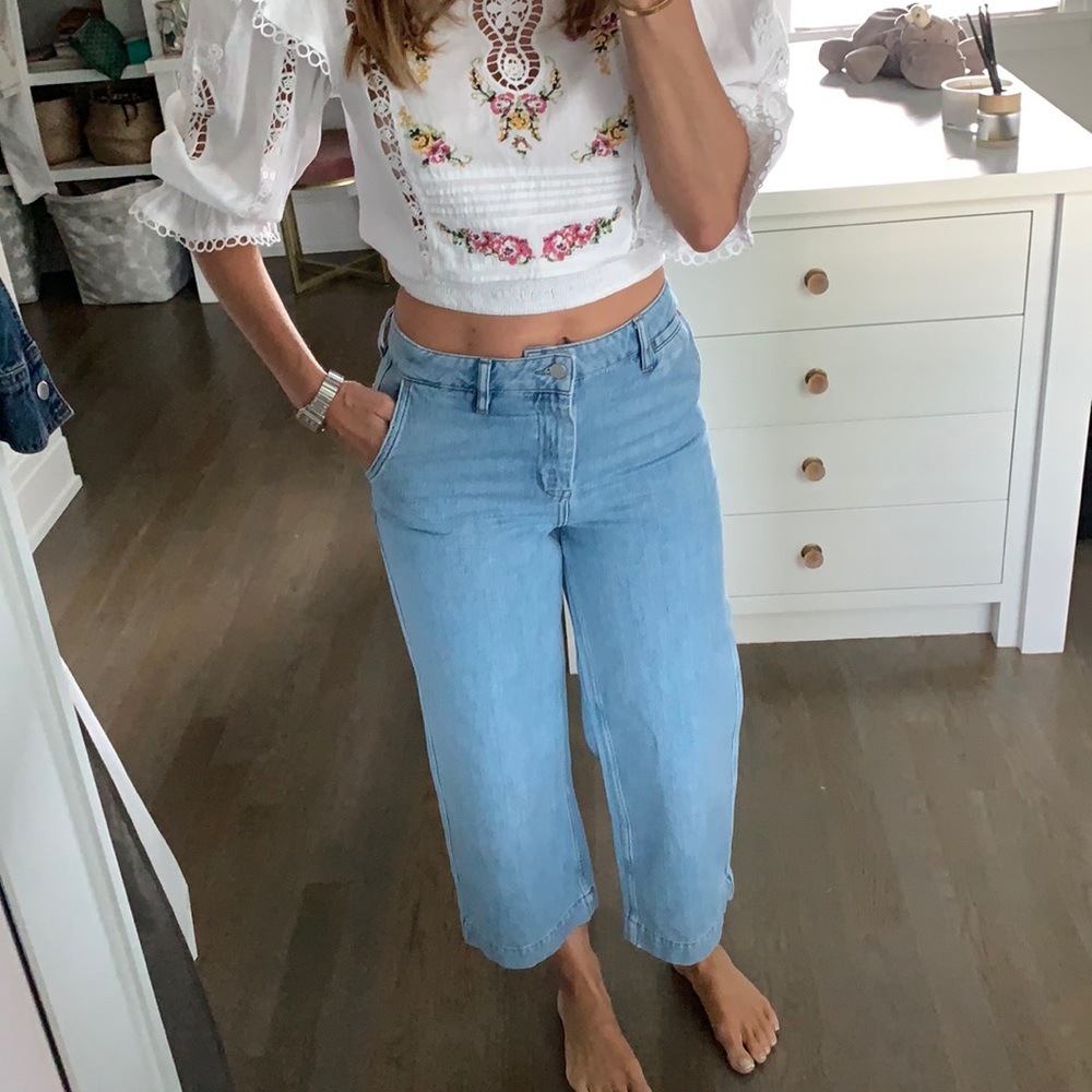 Comptoir Des Cotonniers Light blue denim jeans